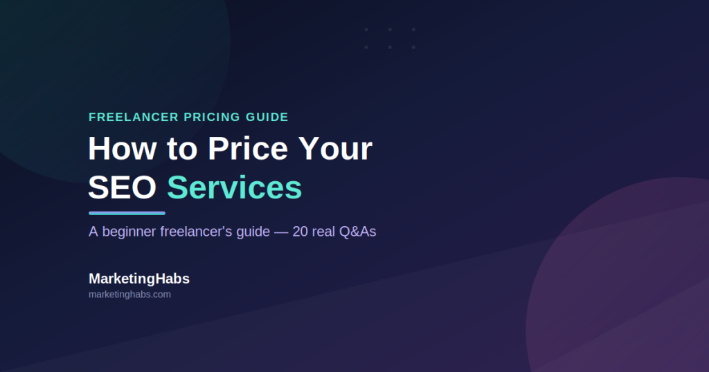 How to do SEO Pricing MH